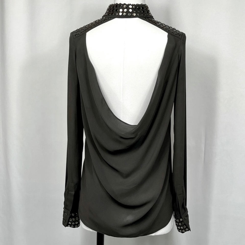 Haute Hippie studded detail blouse XS